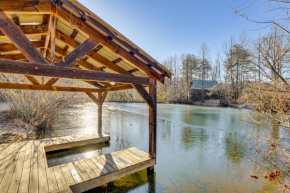 Sevierville Anglers Cabin with Pond Access!